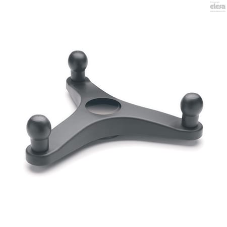 Elesa Three-arm handwheels, EYK.400+EBS A-20-C1 EYK.